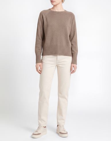 Woman Sweater Taupe Size S Polyamide, Viscose, Wool, Cashmere