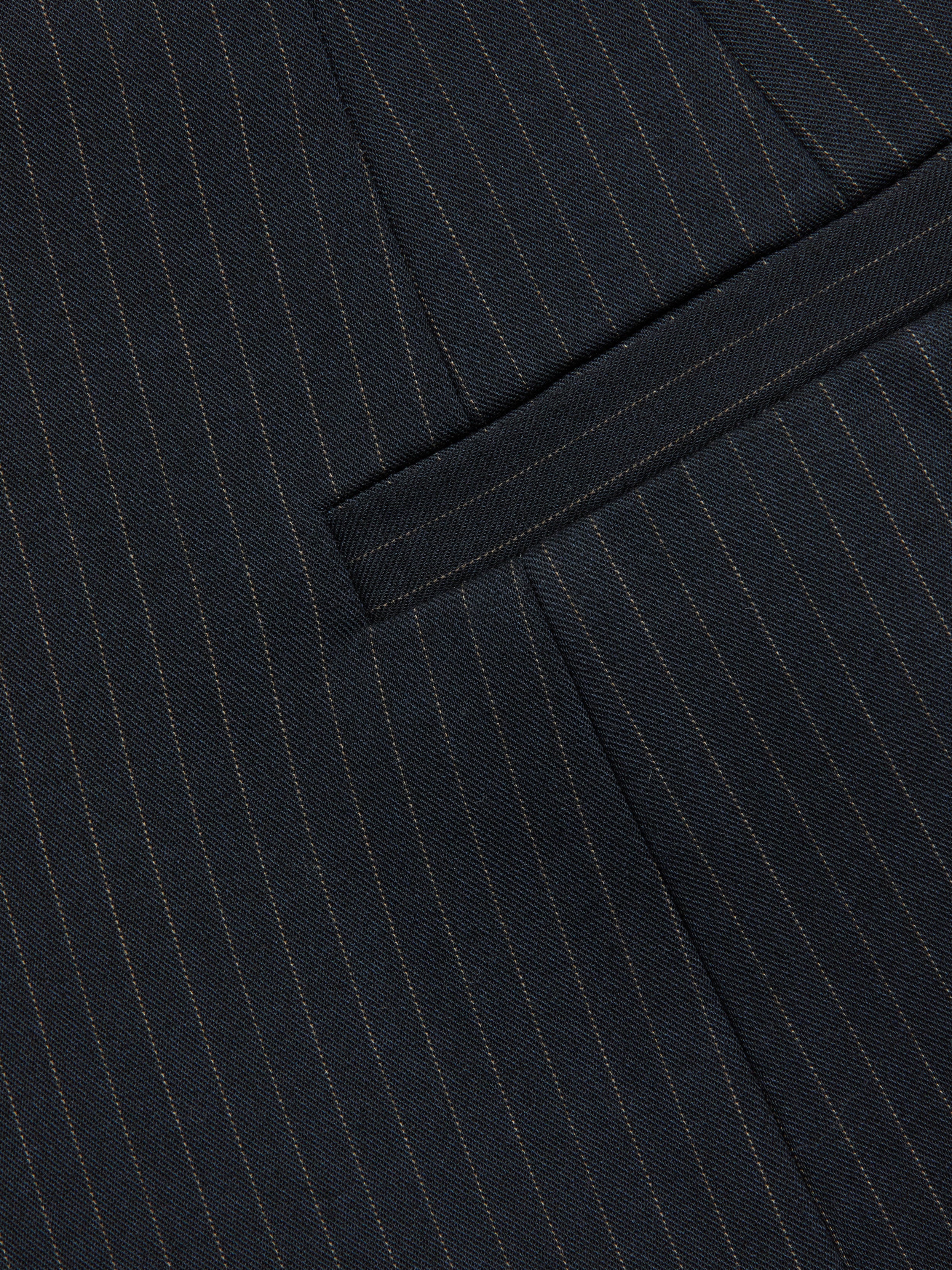 Therese Blazer In Midnight/ivory Pinstripe