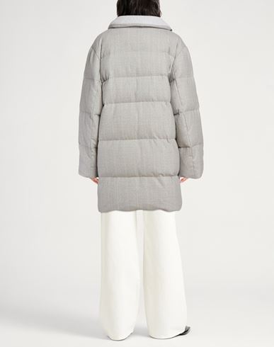 Woman Puffer Light grey Size XL Wool, Elastane