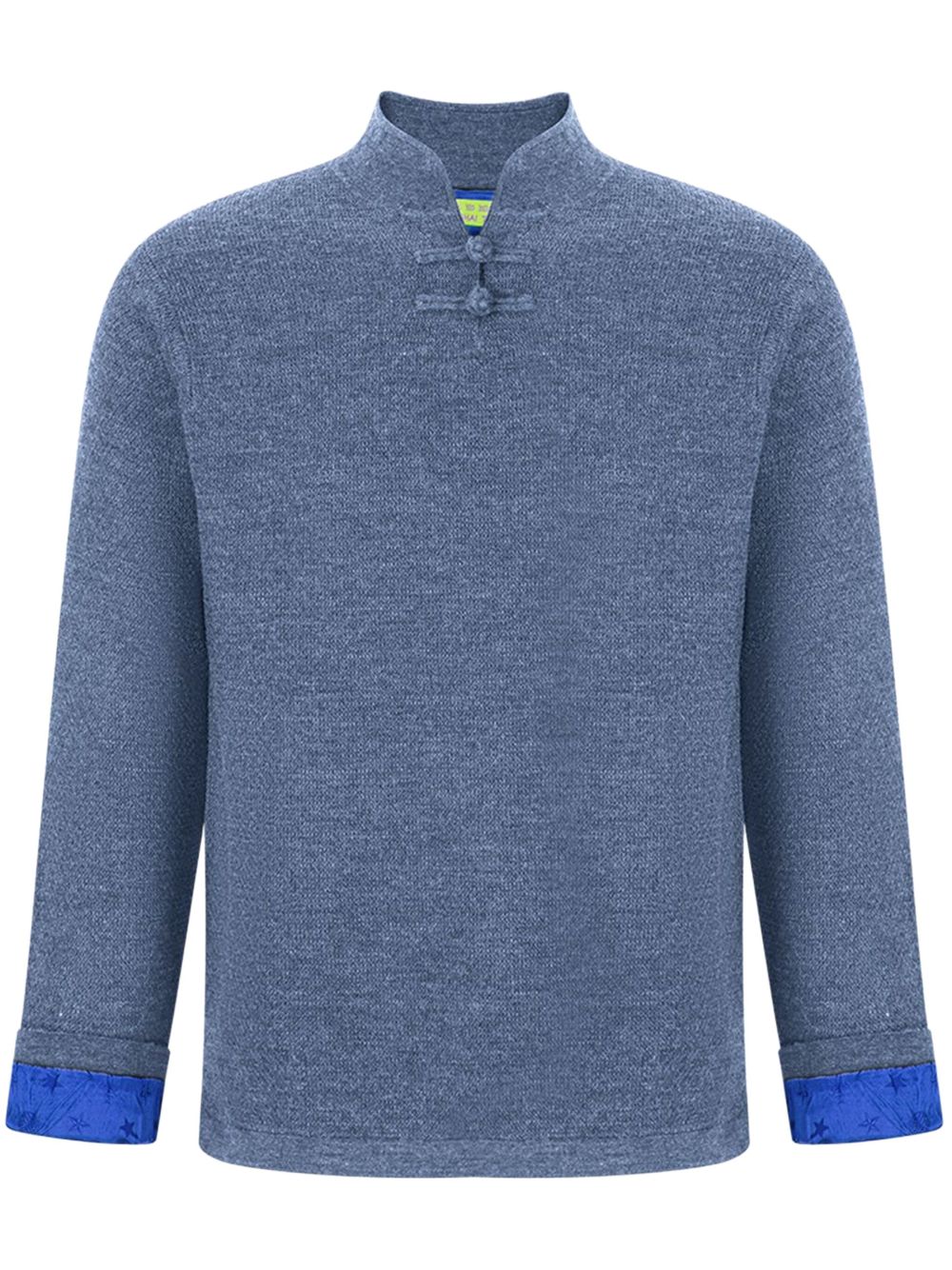 Silk-lined jumper - Blue