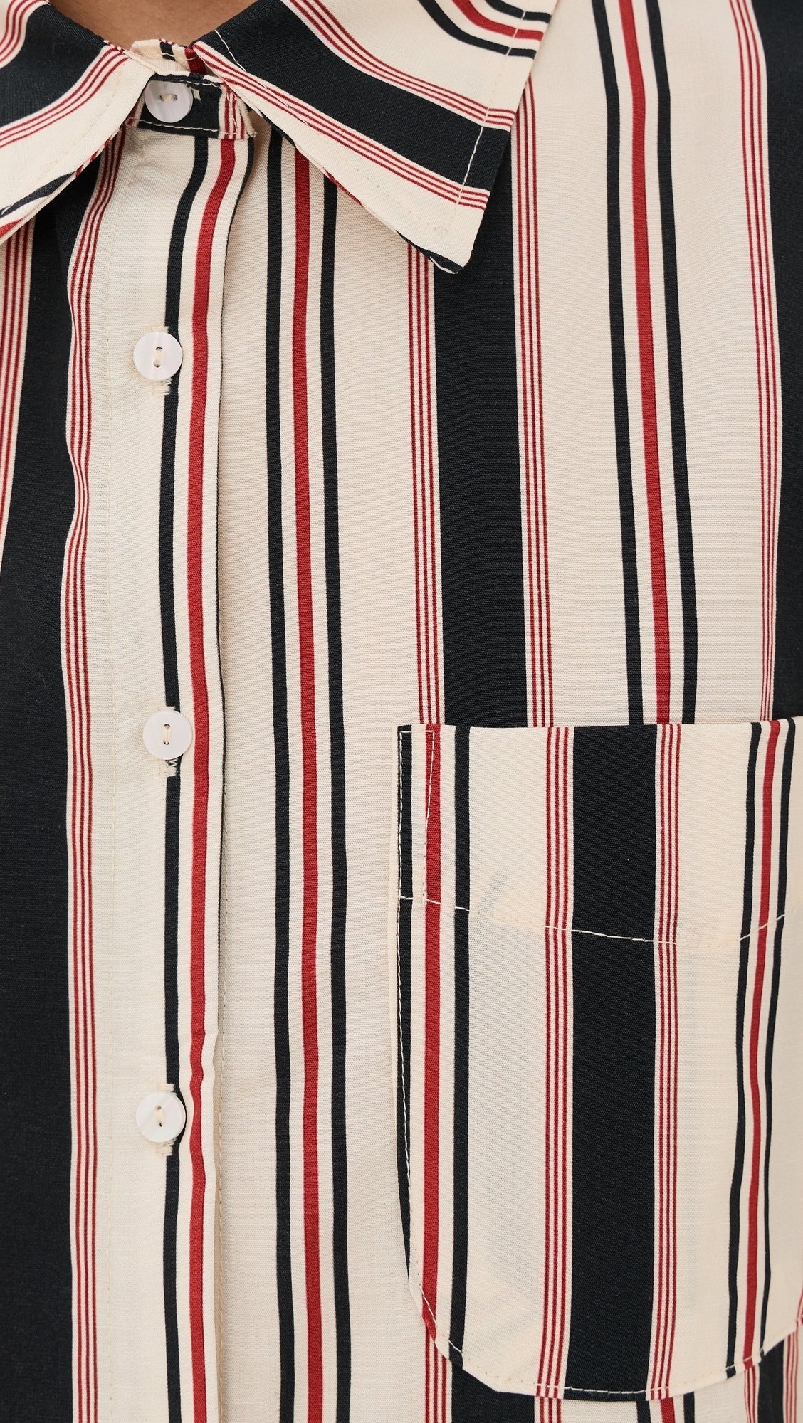 Horizon Shirt Beige Stripe