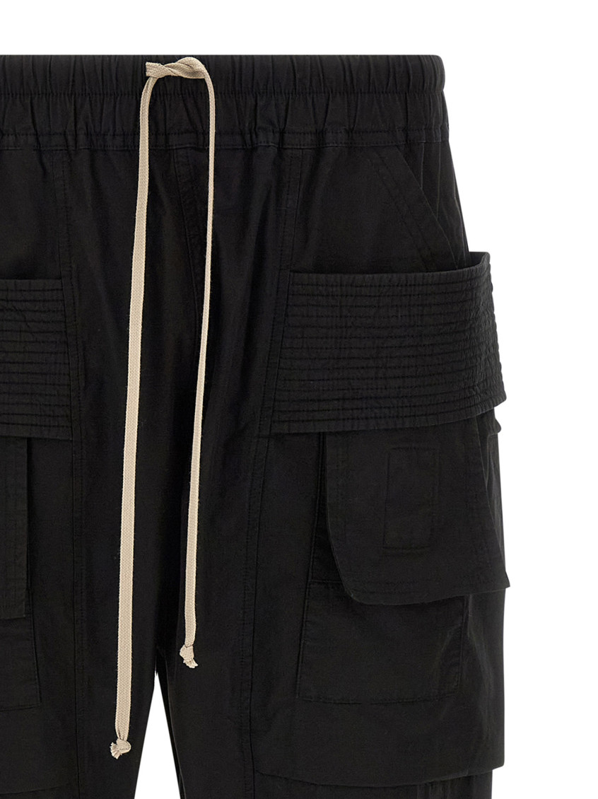 Black Relaxed Cargos Pants