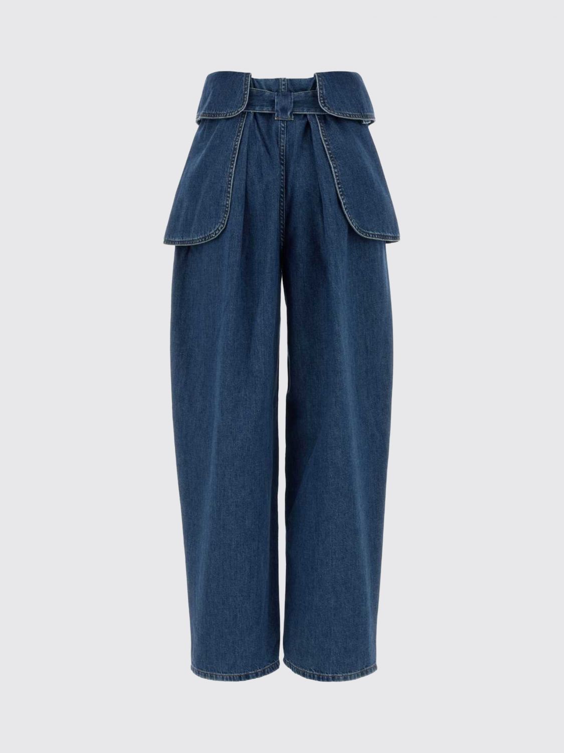 Jeans Woman color Gnawed Blue