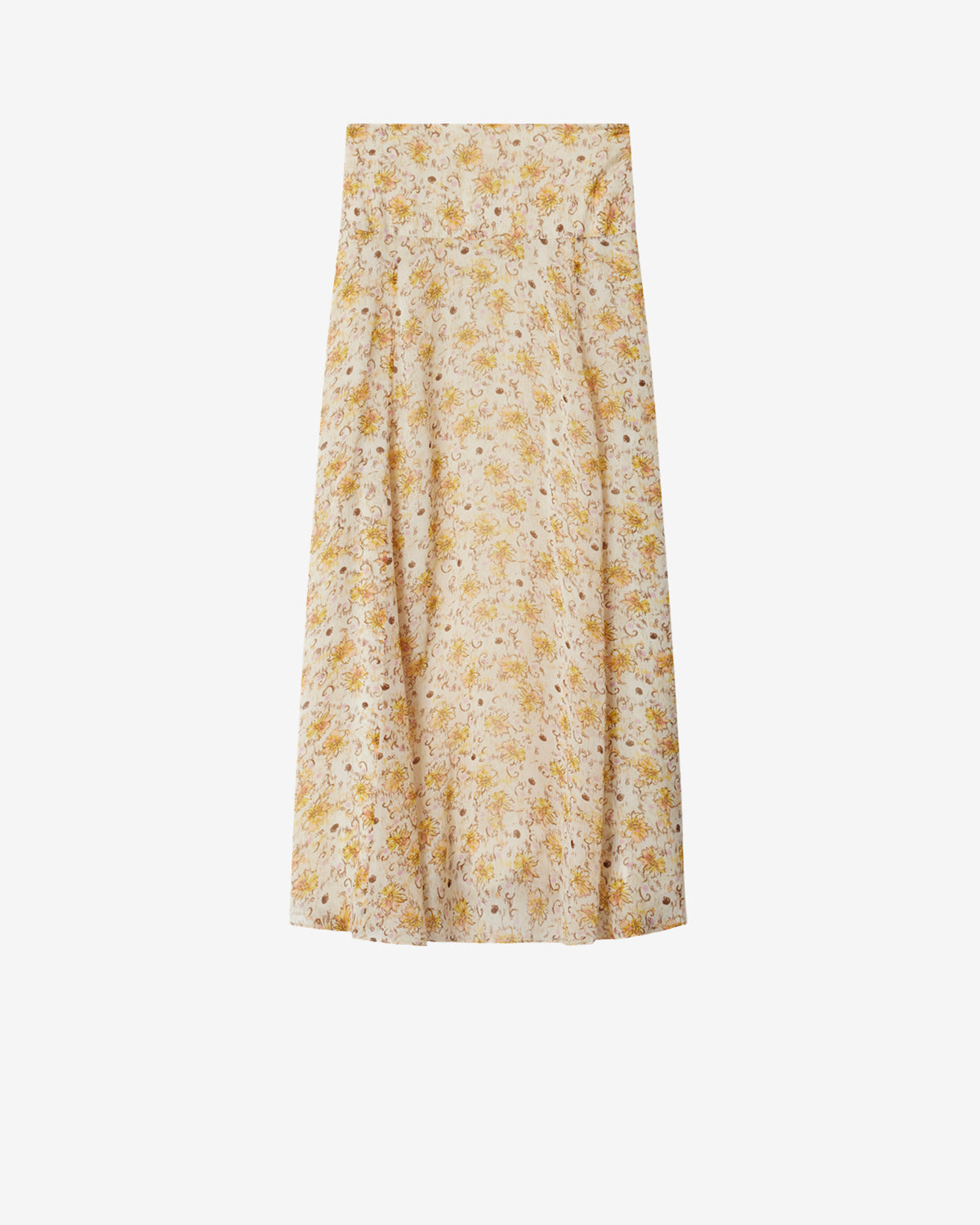 Fran Skirt - Women - Light Yellow-ecru - Size 34 - Marant Étoile