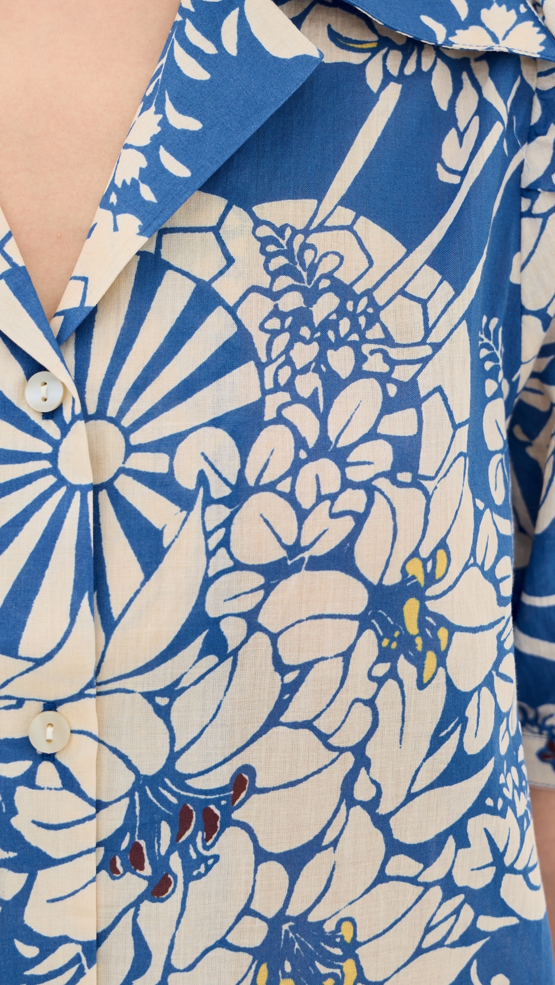Ophelia Royal Spoke Shirt Medium Blue