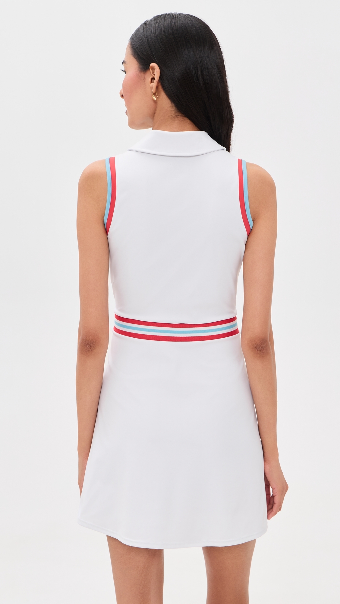 Fairway Dress Super White/Ruby