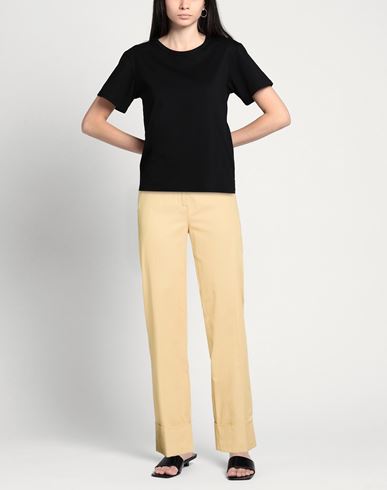 Pièce. Woman Pants Camel Size 2 Viscose, Linen