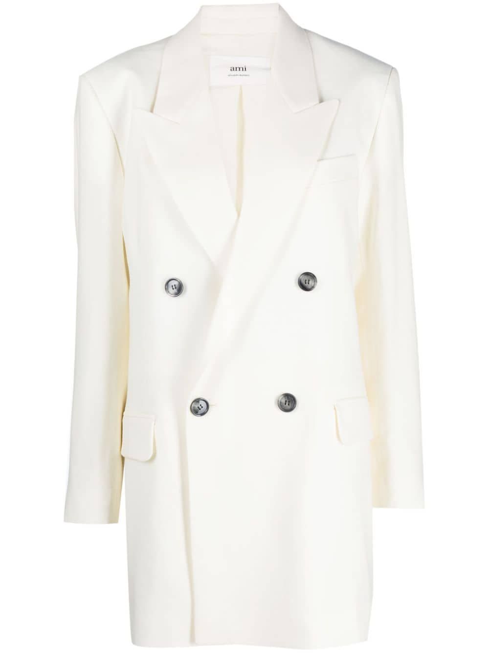 Oversize double-breasted blazer - Pink