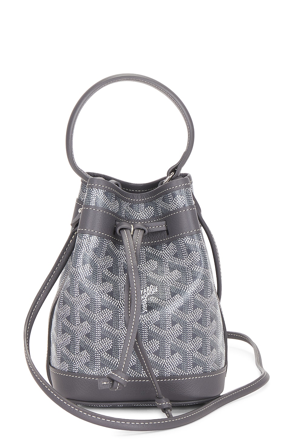 Goyard Goyard Petit Flot Mini Bucket Bag in Grey - Grey. a
