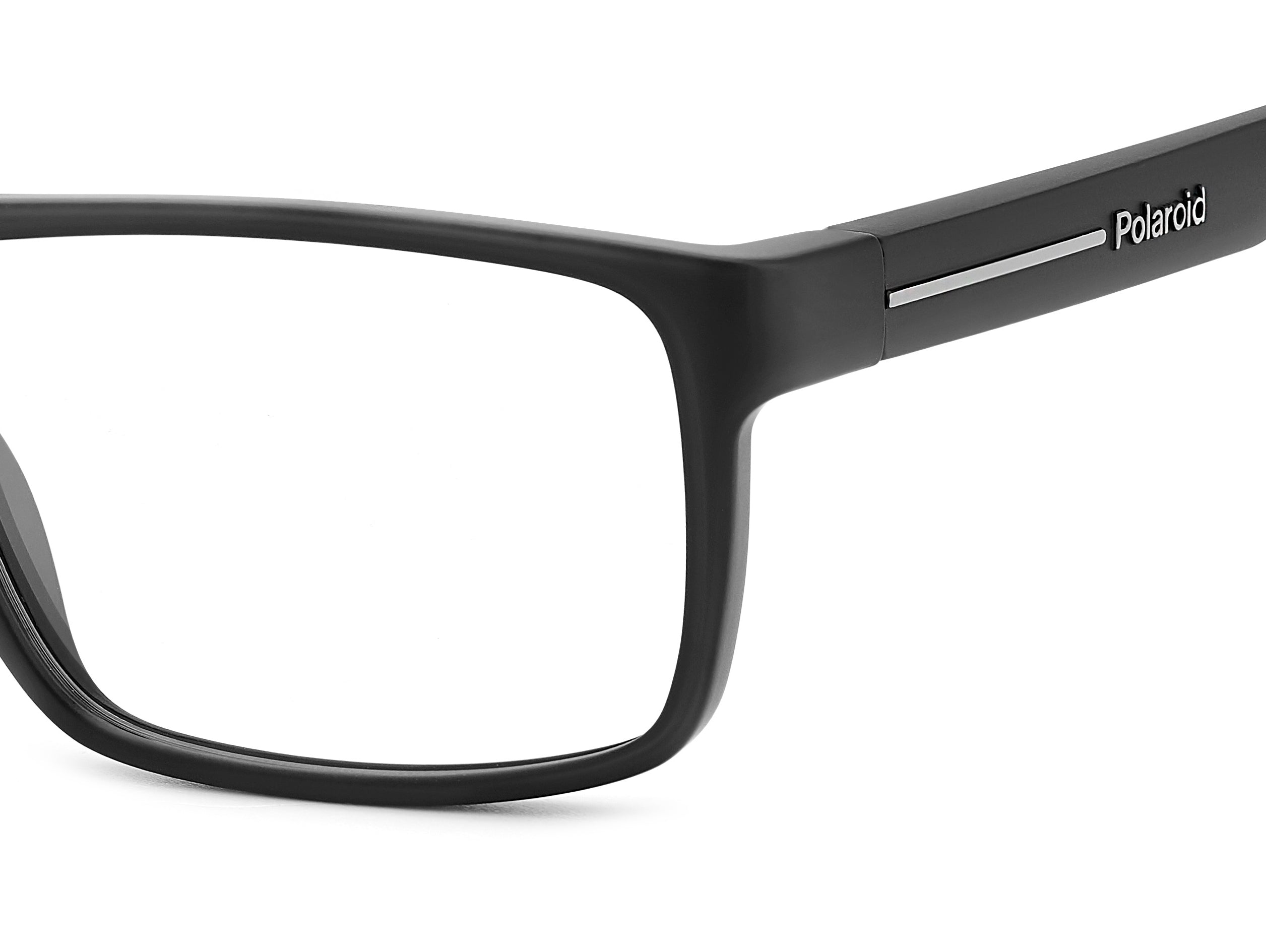 Polaroid Unisex Polaroid PLD D532 003 Optical frames Bio polyamide Black Squared