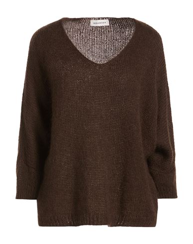 Woman Sweater Brown Size M Acrylic, Polyamide, Mohair wool, Wool