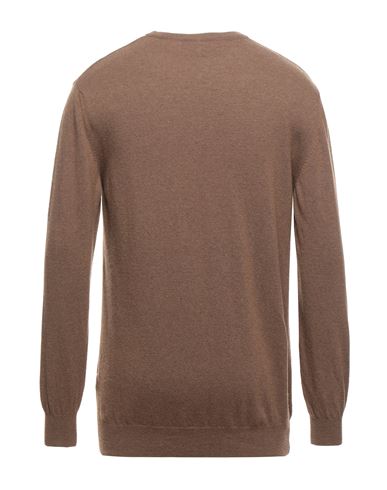Man Sweater Brown Size XXL Merino Wool, Viscose, Polyamide, Cashmere