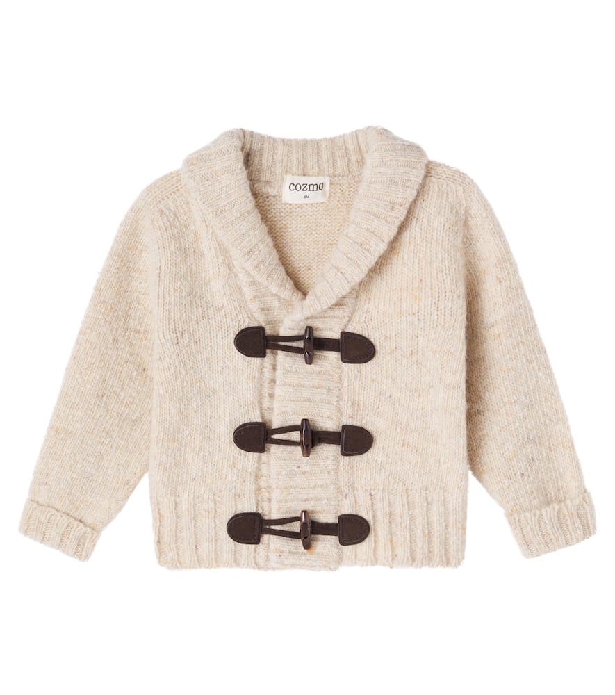 Baby Laos wool-blend cardigan
