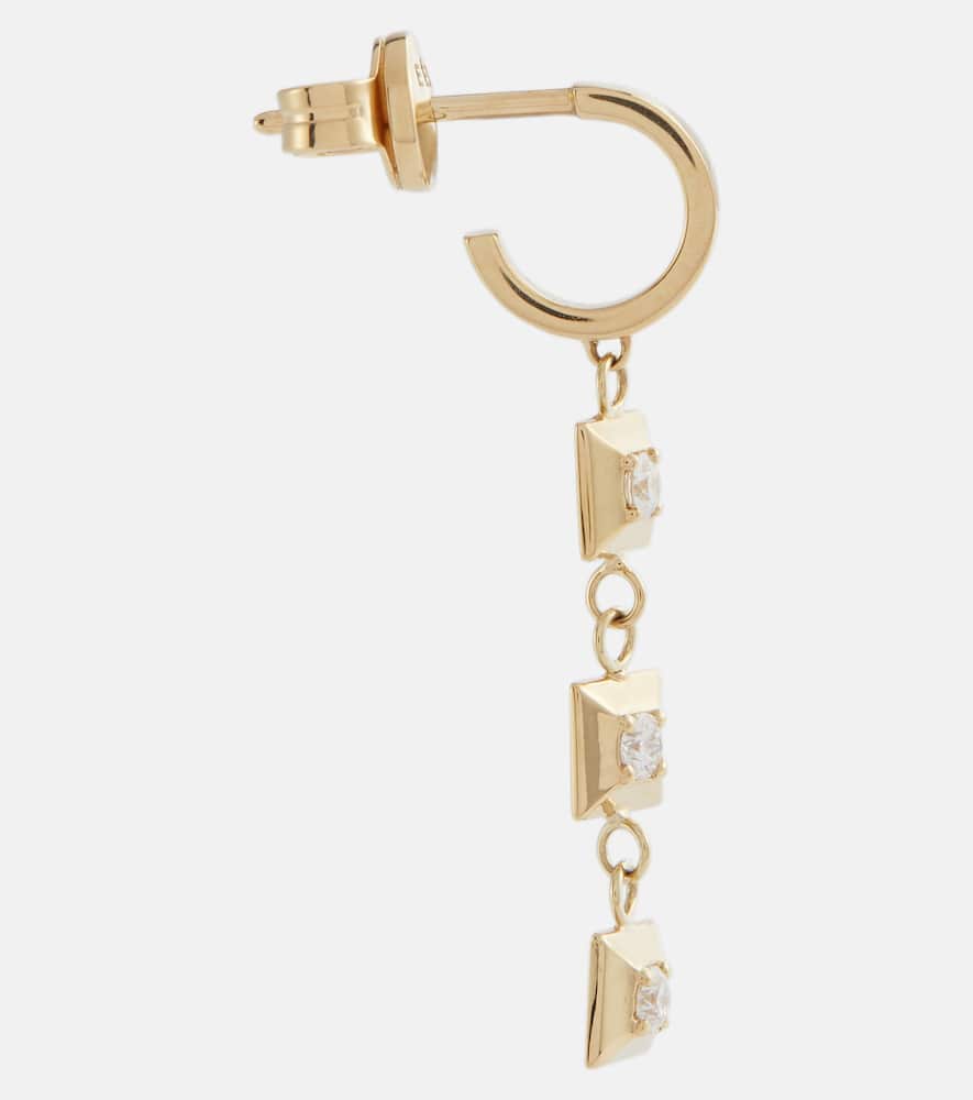 Eéra Mini EÉRA 18kt gold single earring with diamonds
