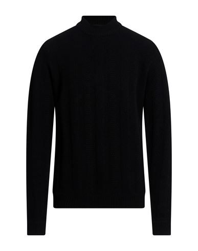 Man Sweater Black Size XXL Merino Wool, Cashmere