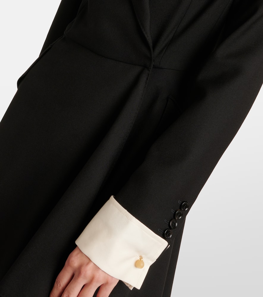 Sella virgin wool shirt dress
