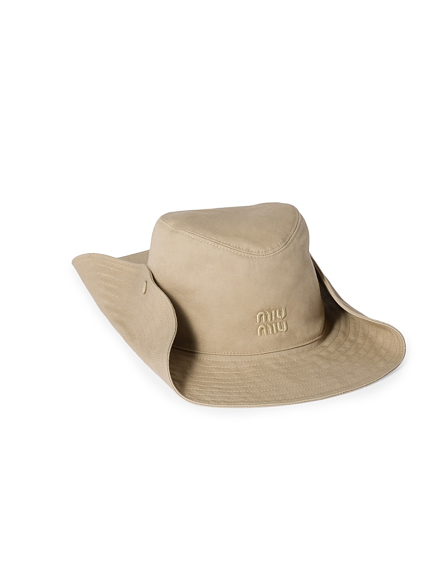 Women's Gabardine Cowboy Hat - Beige Khaki