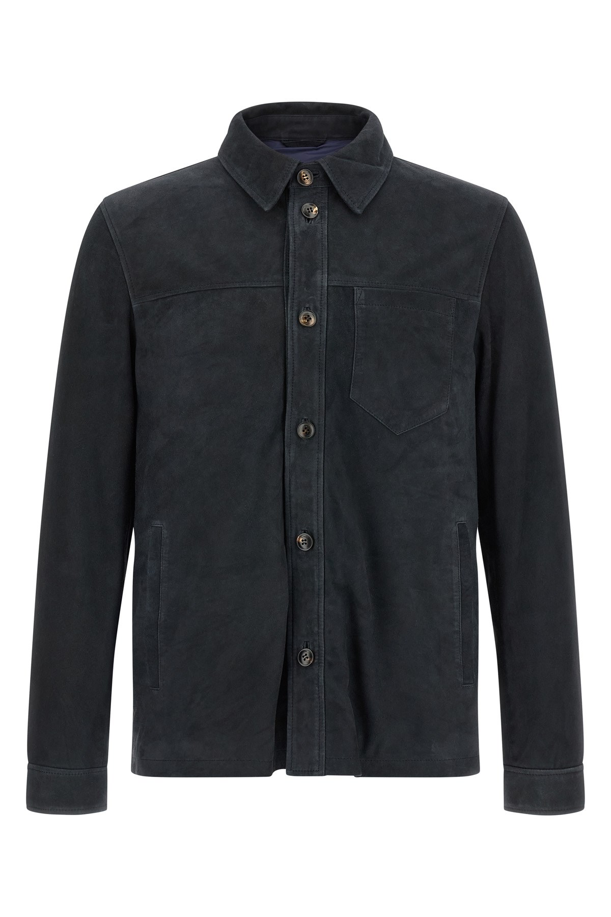 Suede Overshirt