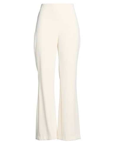 Woman Pants Ivory Size 6 Polyester