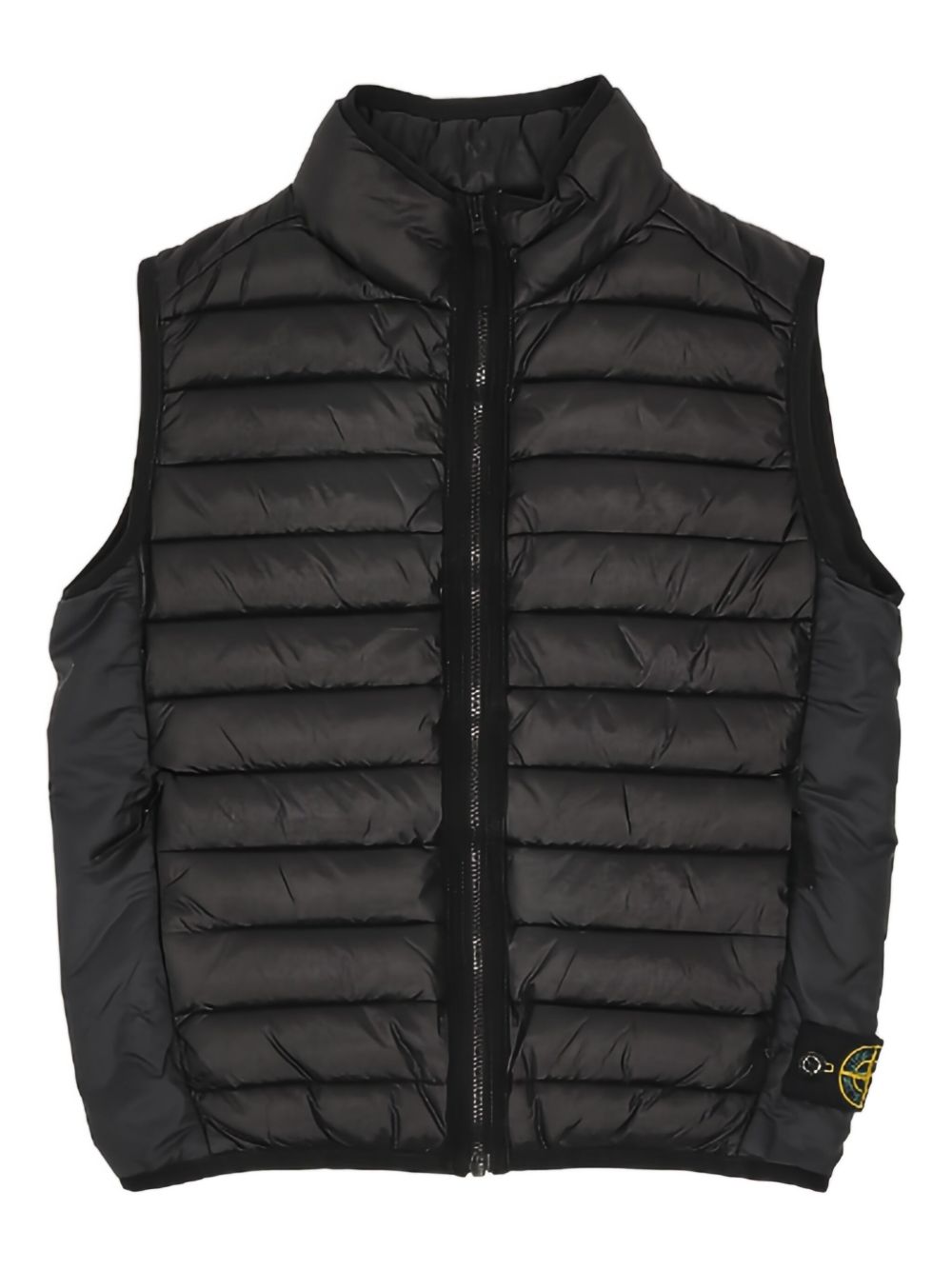 Stone Island Junior Compass-badge padded gilet - Grey