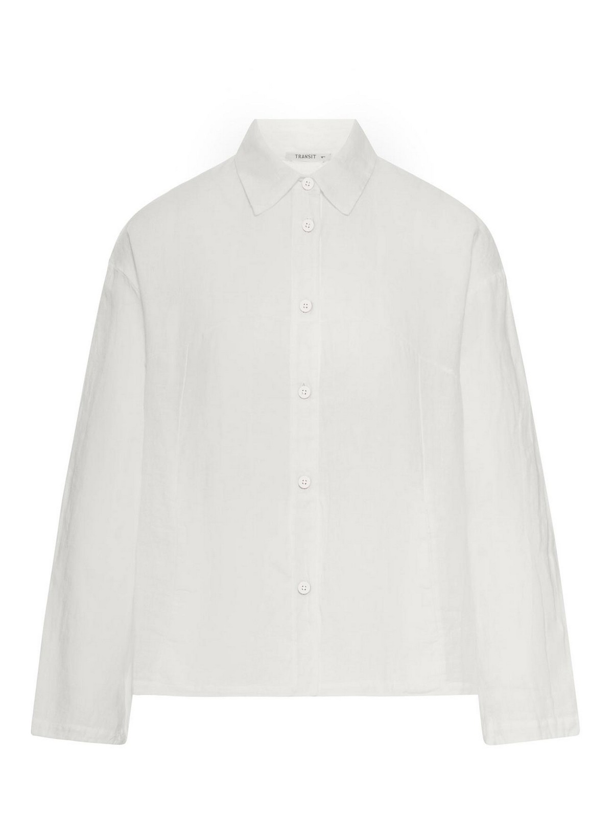 Linen Shirt With Classic Collar