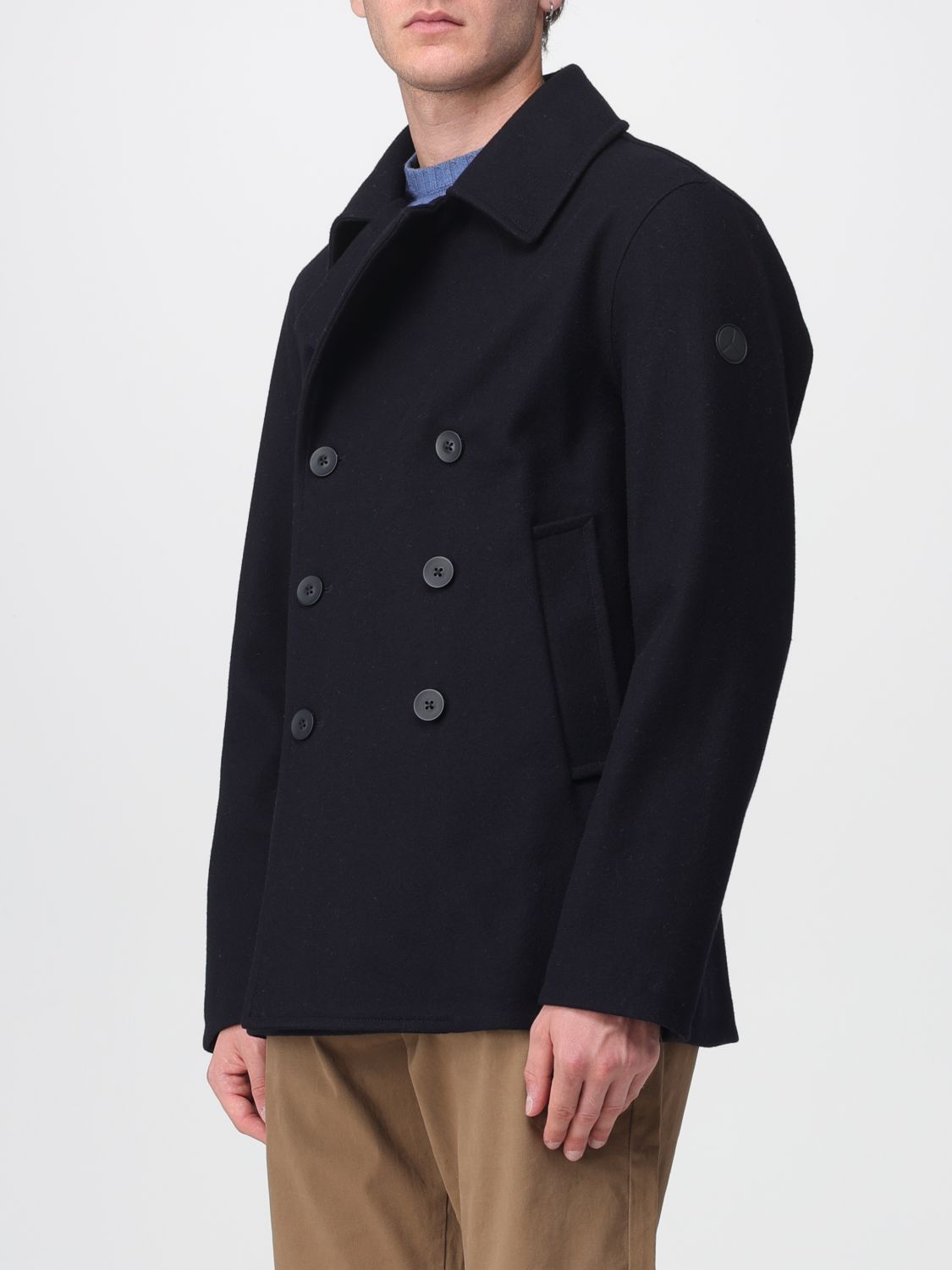 Coat Men color Navy
