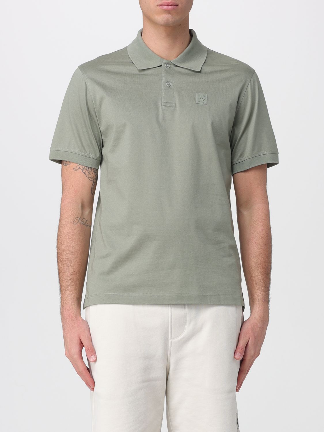 Polo Shirt Men color Green
