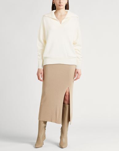 Easy Woman Sweater Ivory Size 6 Merino Wool, Alpaca wool, Polyamide, Virgin Wool, Cashmere