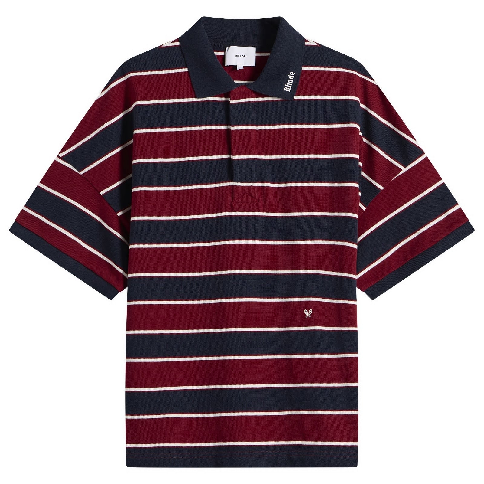 Fontaine Striped Short-Sleeve Polo Shirt for Men