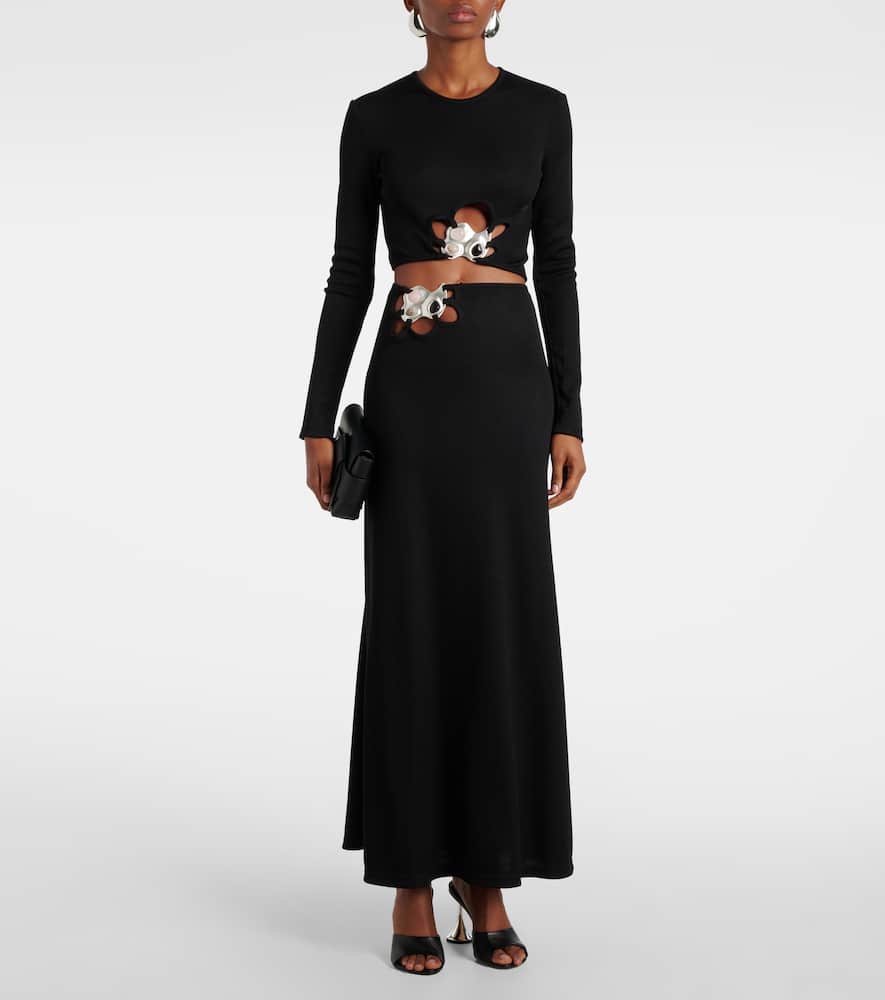 Trio Stone maxi skirt