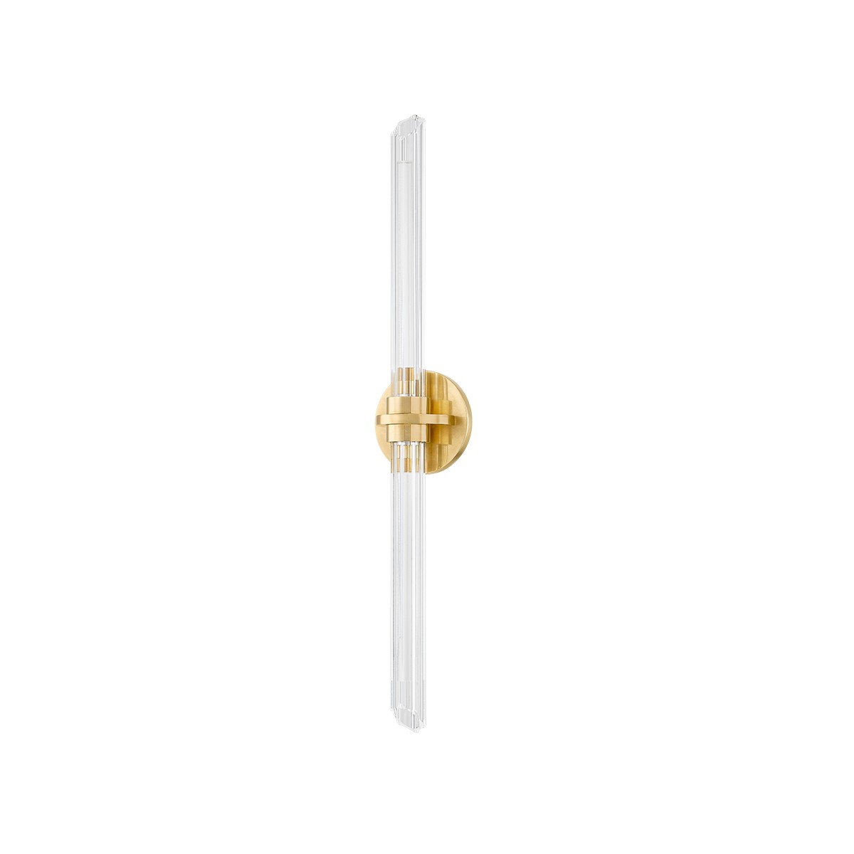 Aged Brass LED Bathroom Bathroom Vanity Light and Bathroom Vanity Light from the Knighton Collection