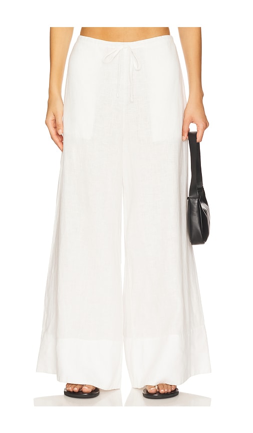 Saudade Shadow Pant in Ivory. - S also in