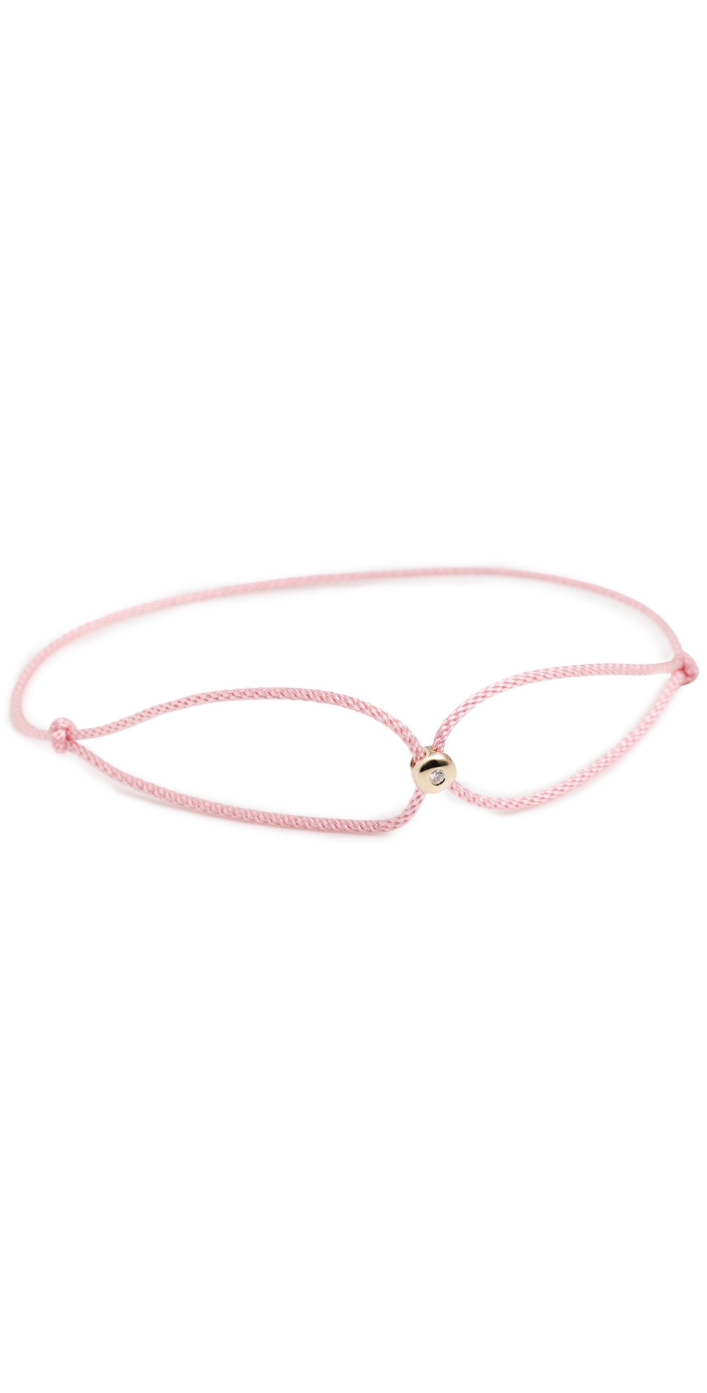 14k Diamond Dot Cord Bracelet Petal One Size