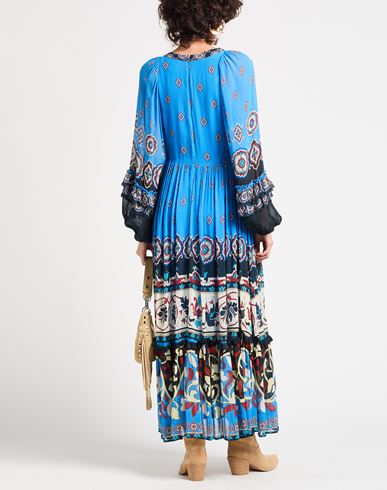 Woman Maxi dress Blue Size M Viscose