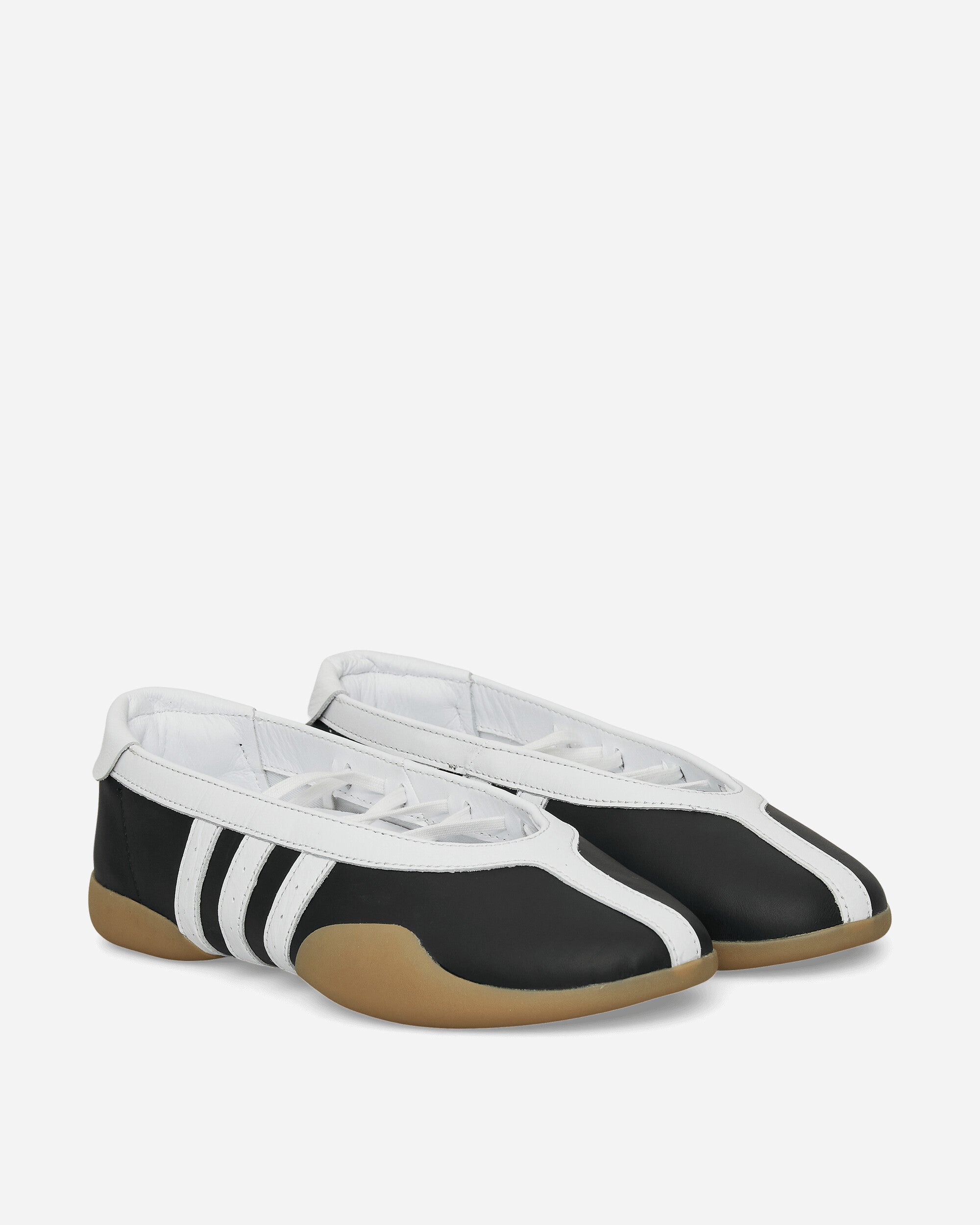 Adidas Women's W Taekwondo Mei Ballet Shoe in Core Black/White/Gum