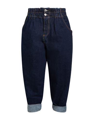 Woman Jeans Blue Size 6 Cotton, Elastic fibres