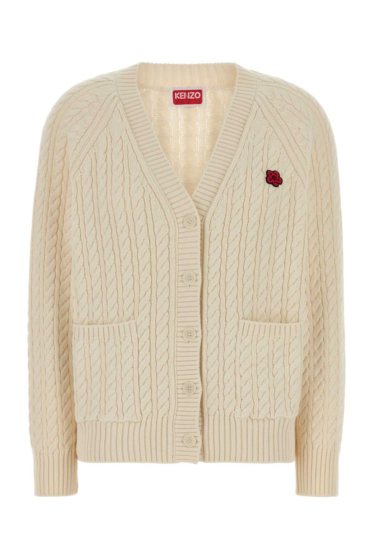 Boke Flower Cardigan — Beige
