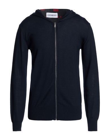 Man Cardigan Midnight blue Size L Wool, Acrylic