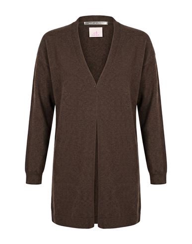 Woman Cardigan Taupe Size XS Polyester, Wool, Viscose, Cashmere