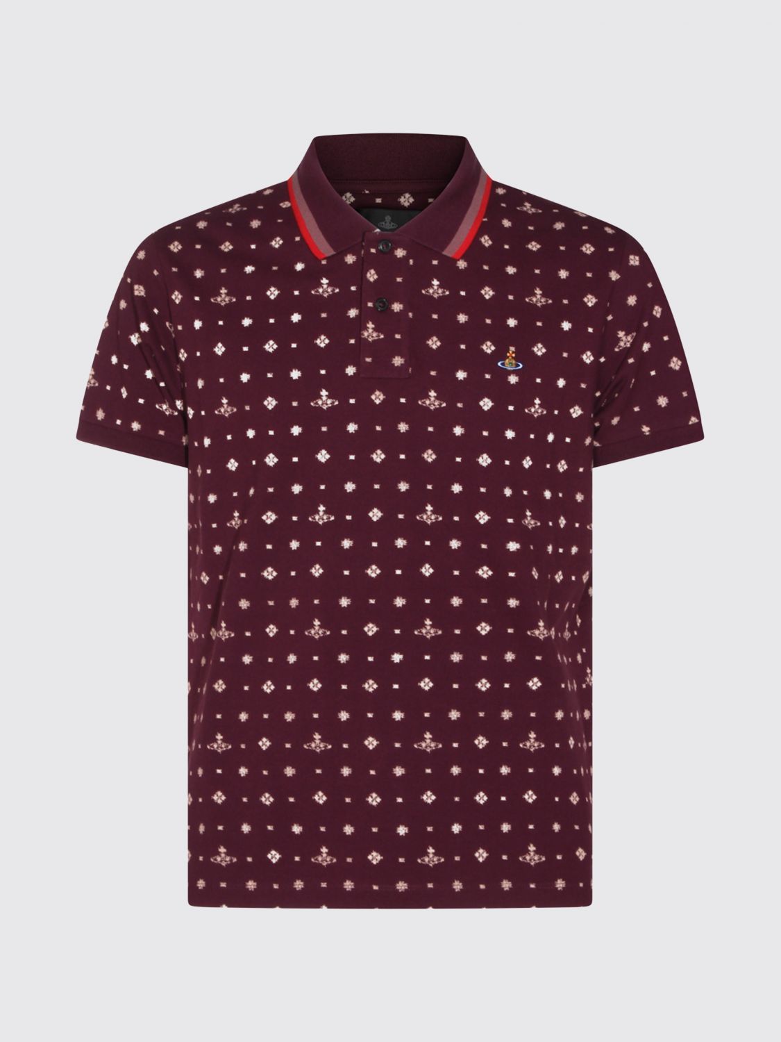 Polo Shirt Men color Violet