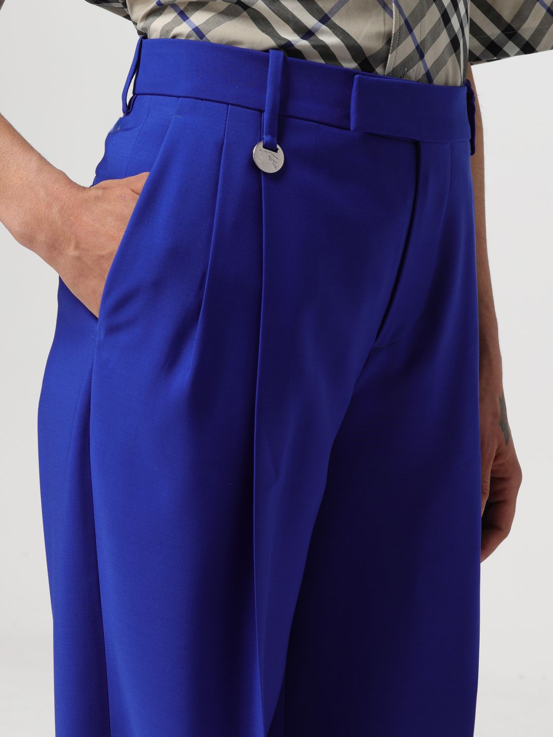 Pants Woman color Blue