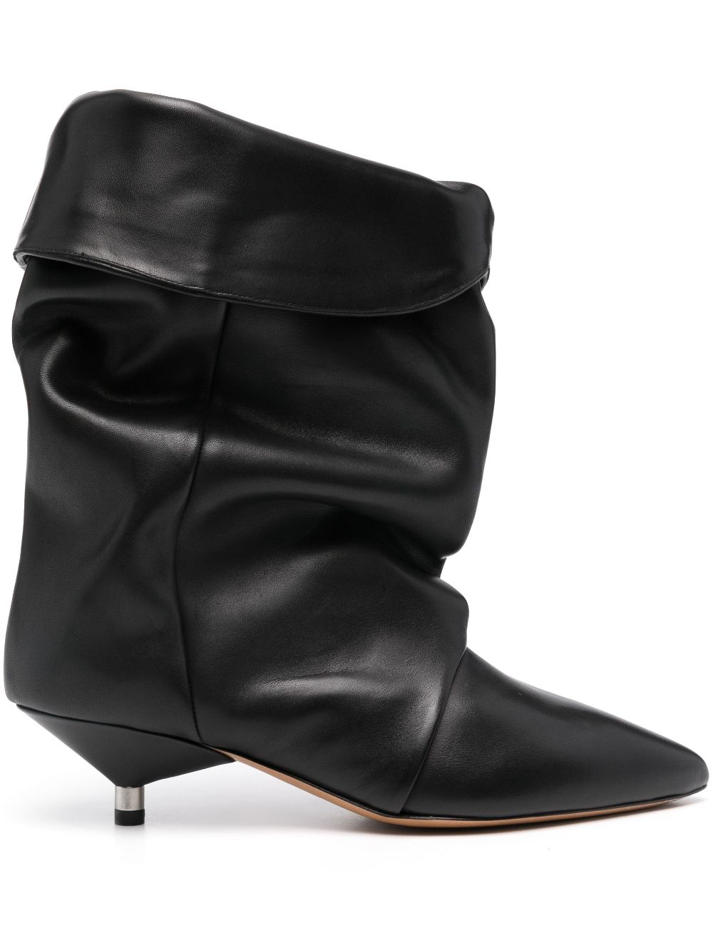 Edrik folded ankle boots - Black