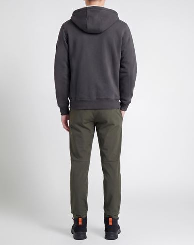 Man Sweatshirt Charcoal Size M Cotton, Polyester