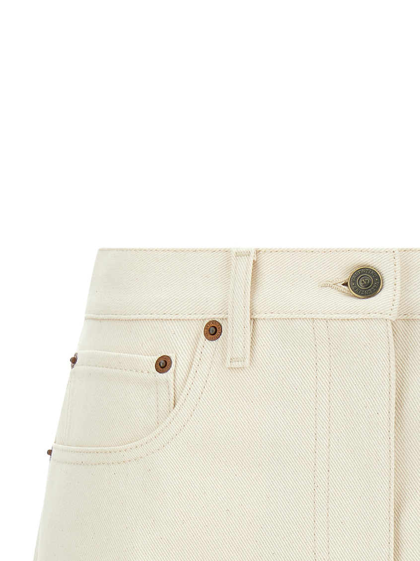 Beige VGold Shorts