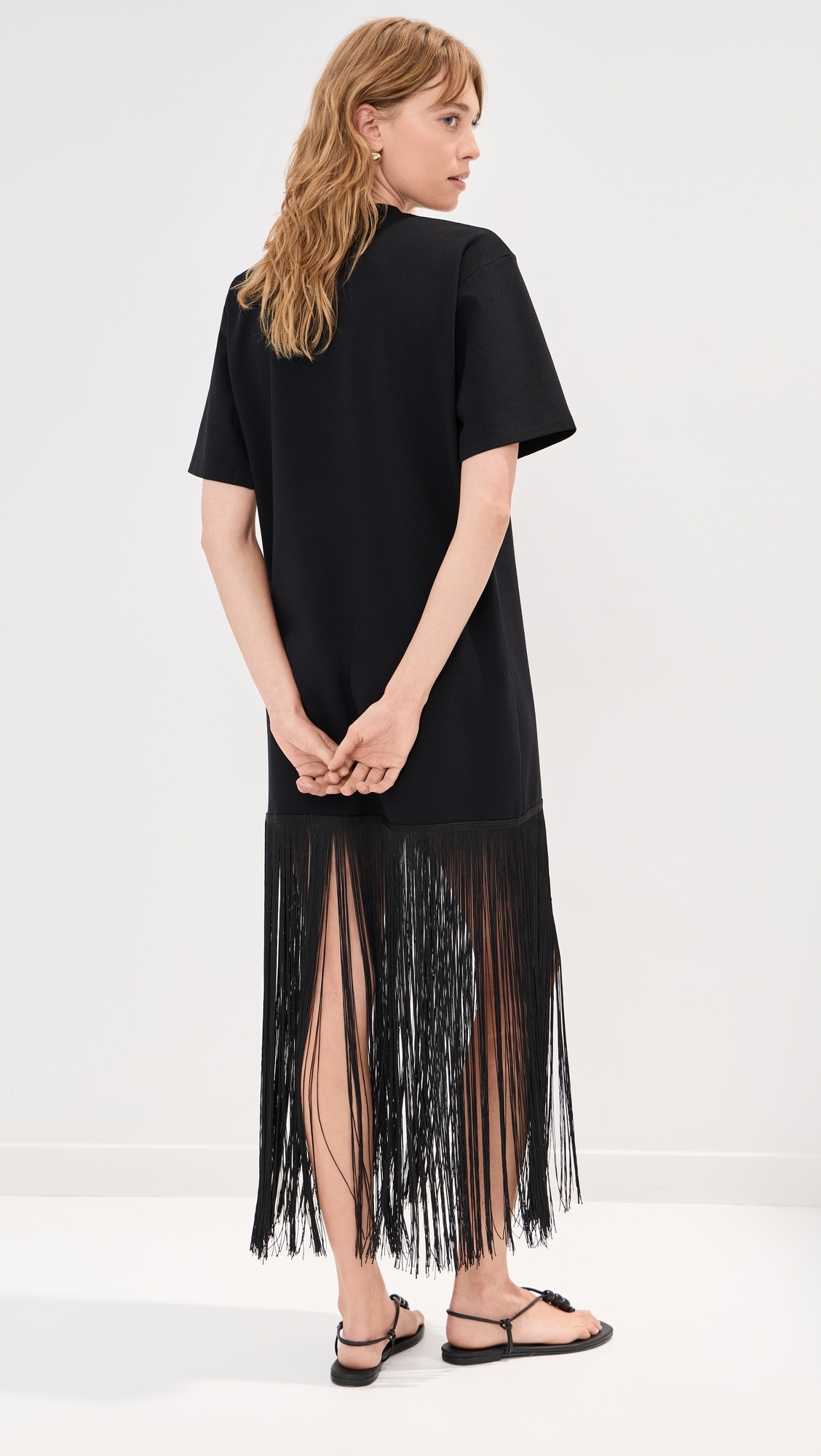 Fringe Nico Dress Elderberry/Red