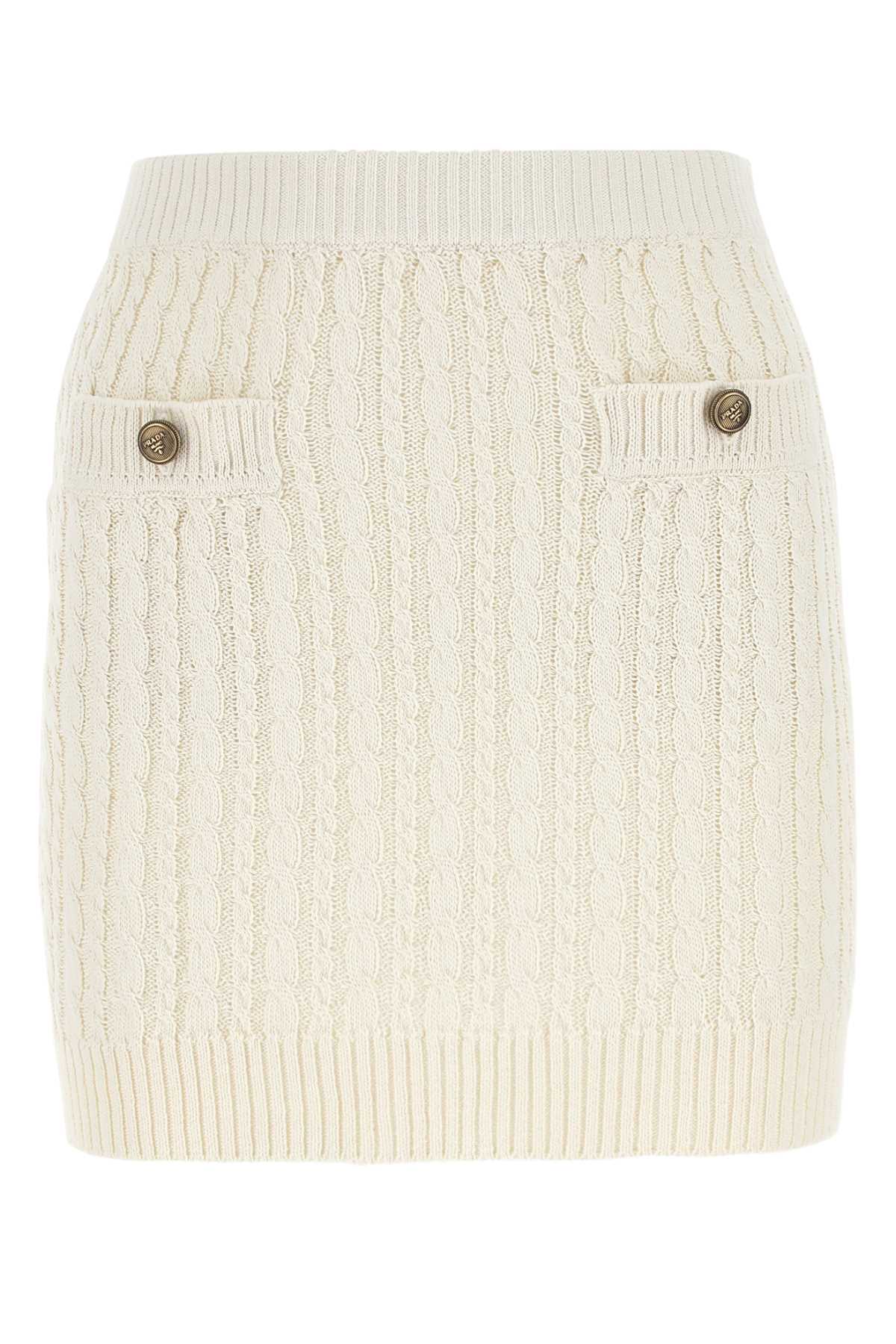 Gonna Mini Skirt — Beige