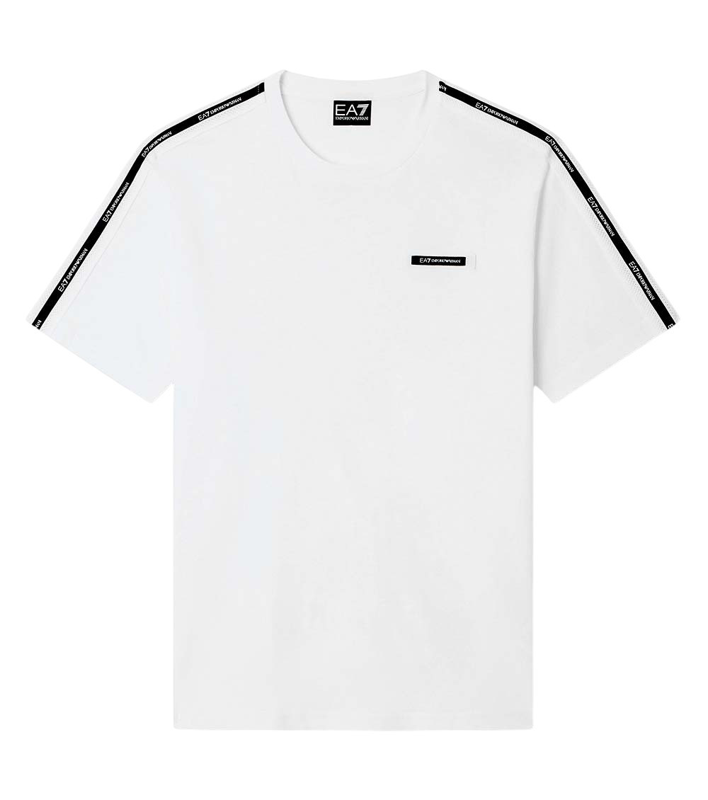 White Logo Crew Neck T-Shirt