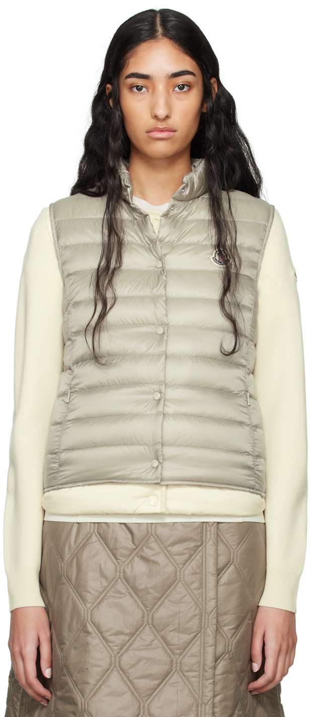 Moncler Gray Liane Down Vest