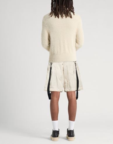 Man Shorts & Bermuda Shorts Beige Size 30 Polyamide