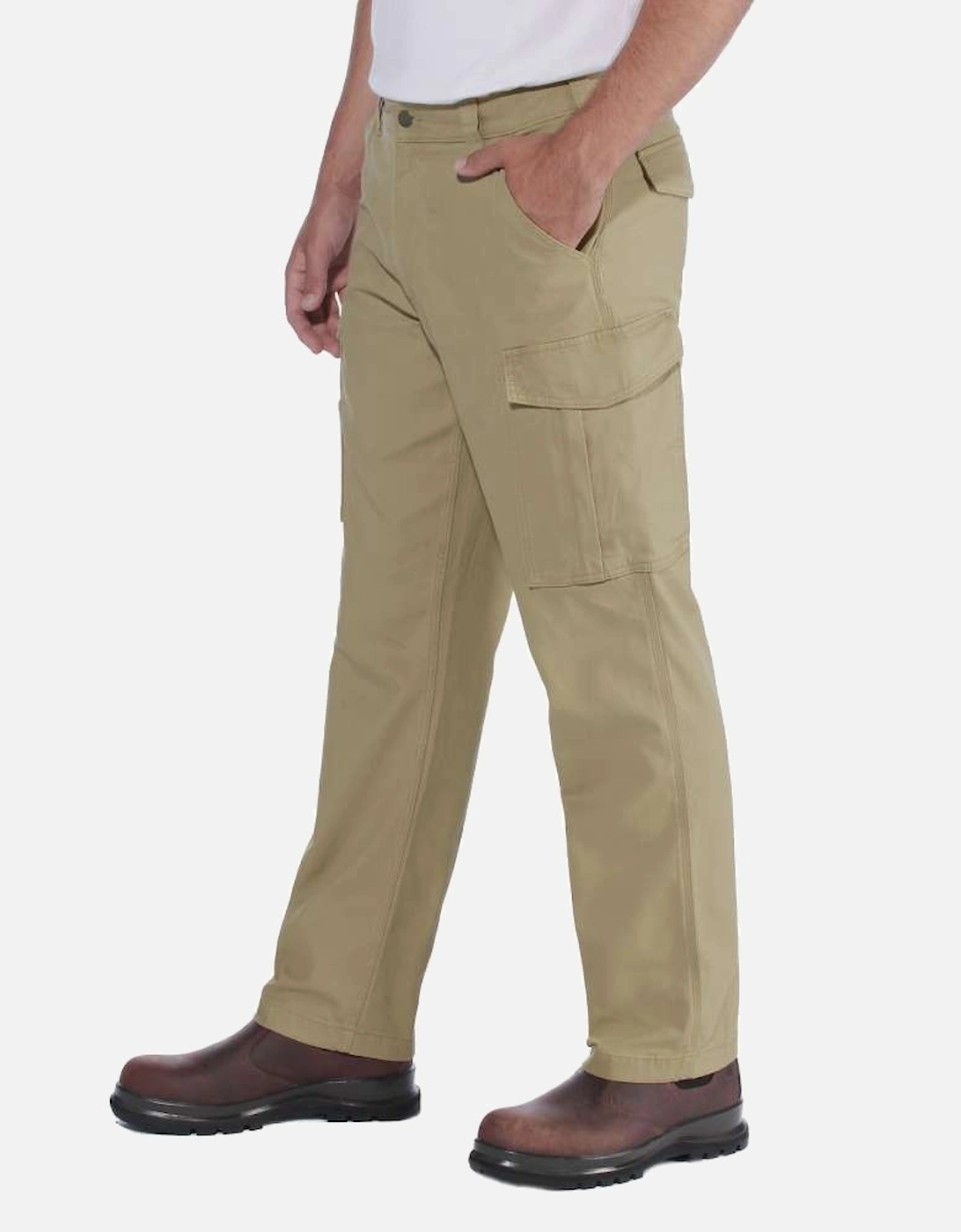 Men's Carhartt Mens Rugged Flex Rigby Durable Cargo Pants Trousers - Green - Size: 32
